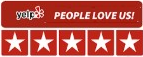 Yelp People Love Us badge